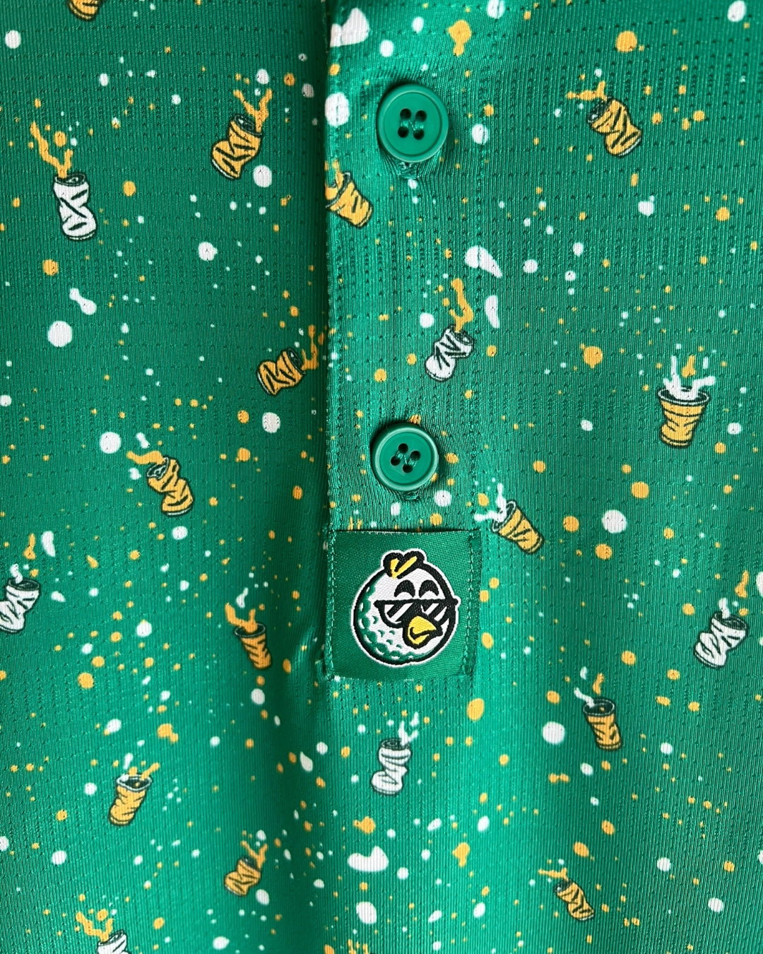 #16 Splash Zone Polo Green