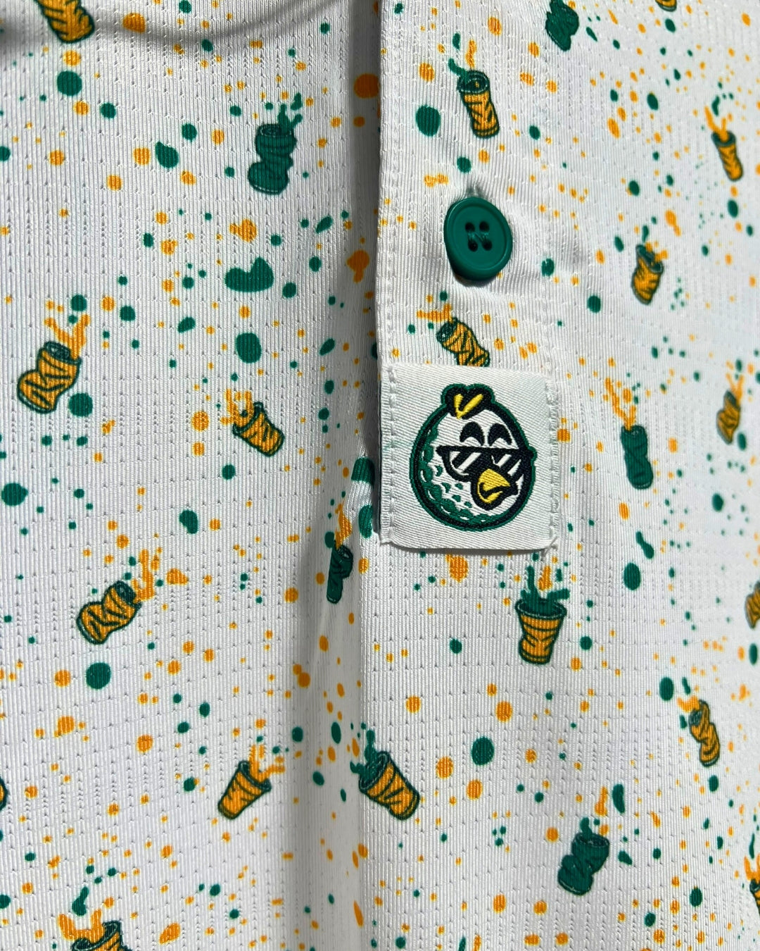 #16 Splash Zone Polo White