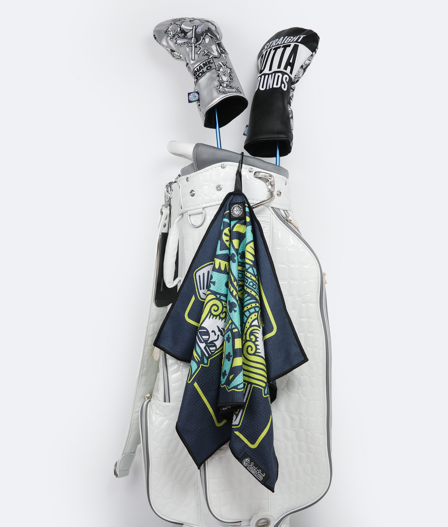 High Roller Blue - Magnetic Golf Towel