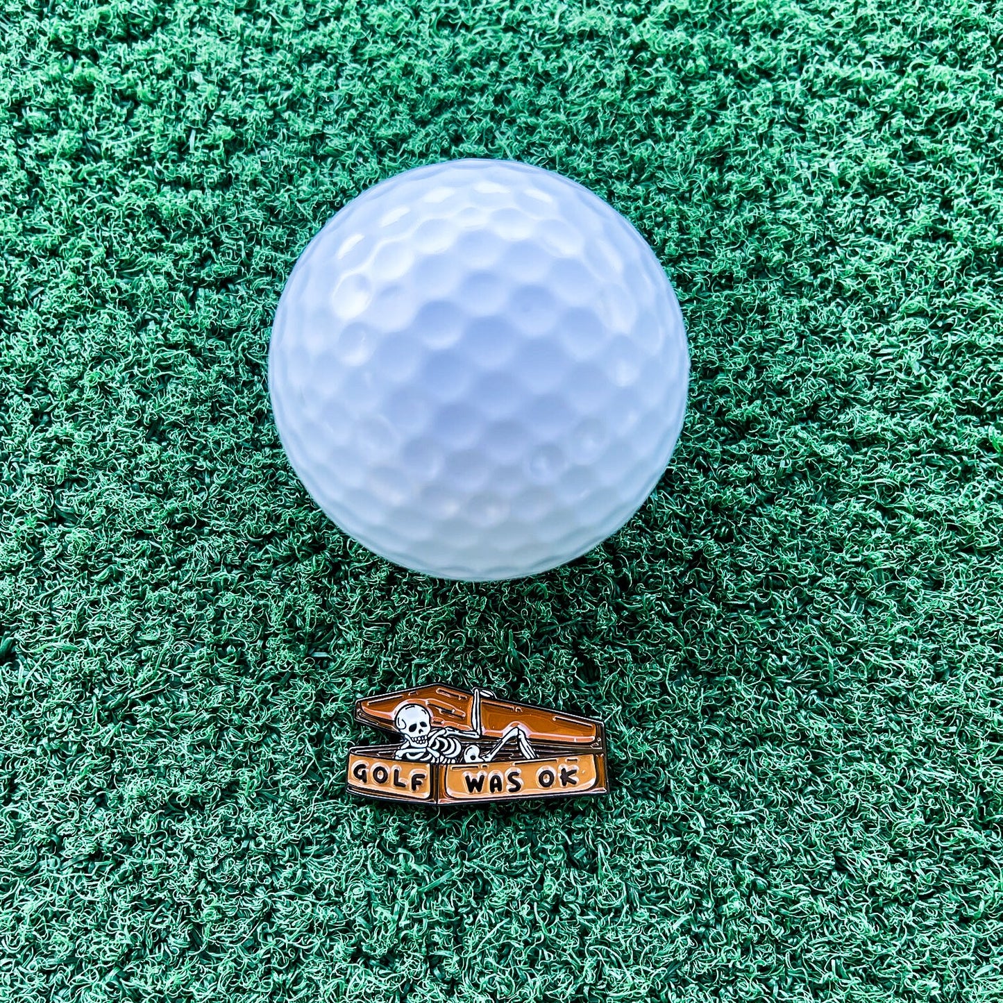 Golf Was Ok - Ball Marker