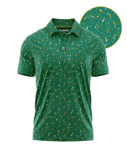 #16 Splash Zone Polo Green