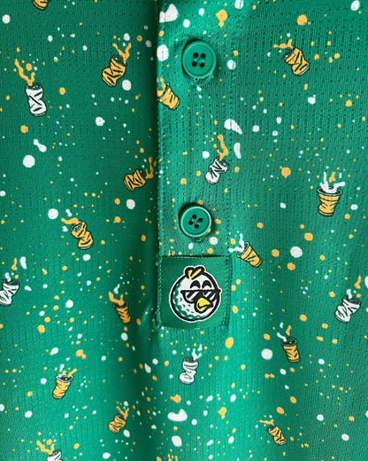 #16 Splash Zone Polo Green