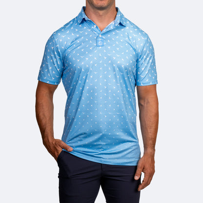 Birdies Polo Sky
