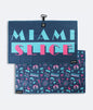 Miami Slice Blue - Magnetic Golf Towel