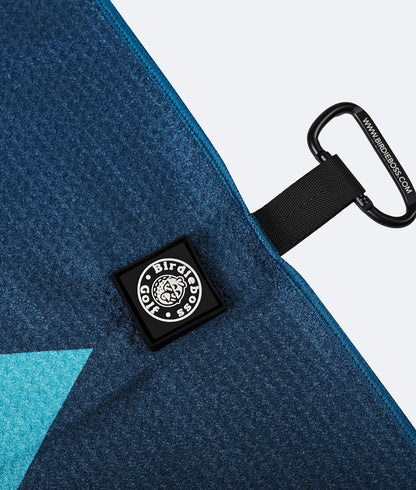 Miami Slice Blue - Magnetic Golf Towel