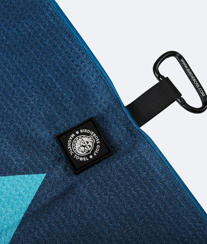 Miami Slice Blue - Magnetic Golf Towel