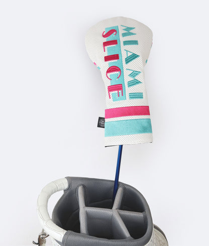 Miami Slice Headcover White