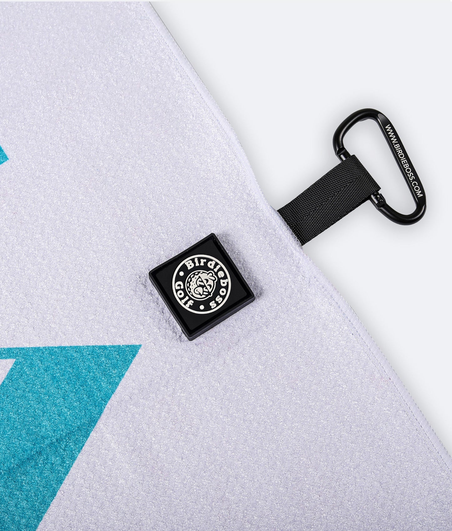 Miami Slice White - Magnetic Golf Towel