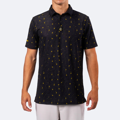Peanuts Woodstock Flight Polo Black