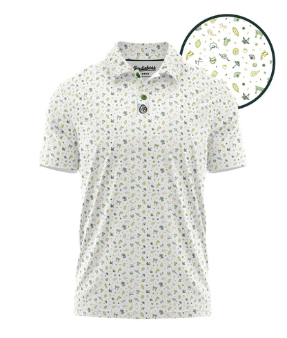 Ramen Corner Icon Polo White