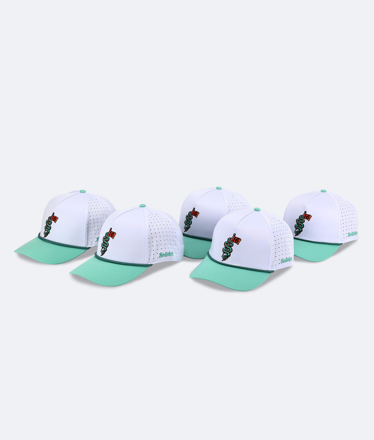 Serpent on 16 Hat White