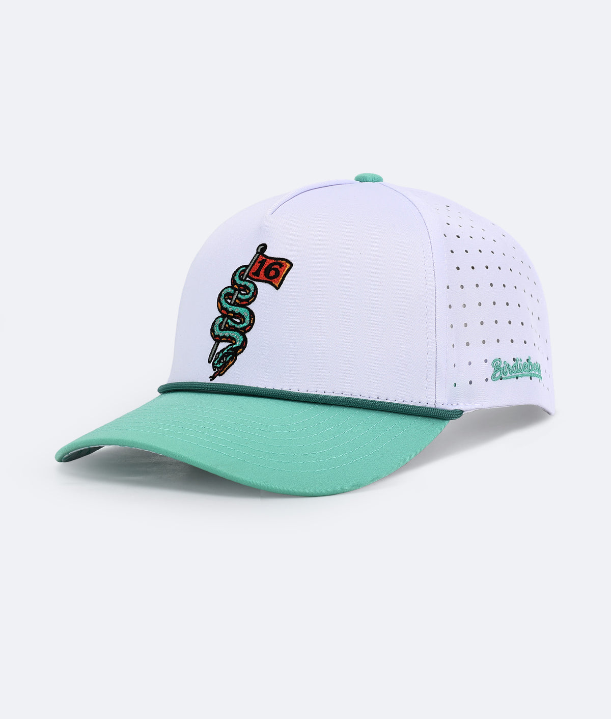 Serpent on 16 Hat White