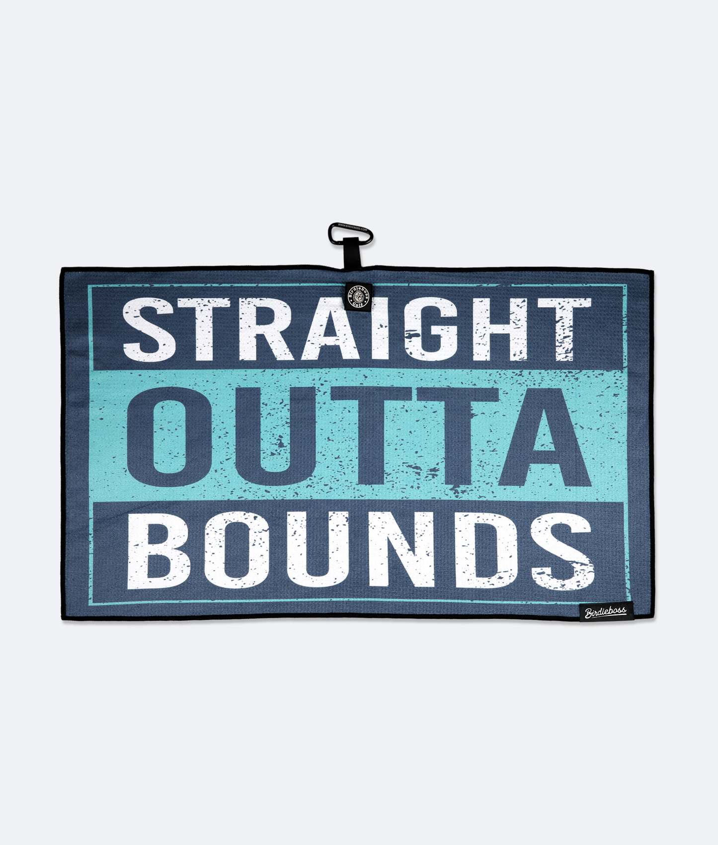 Straight Outta Bounds Blue - Magnetic Golf Towel