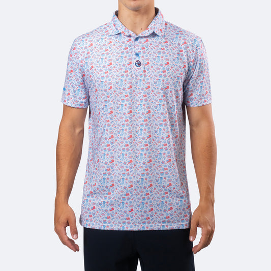 USA 250 Polo White