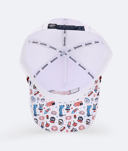 USA Hat White