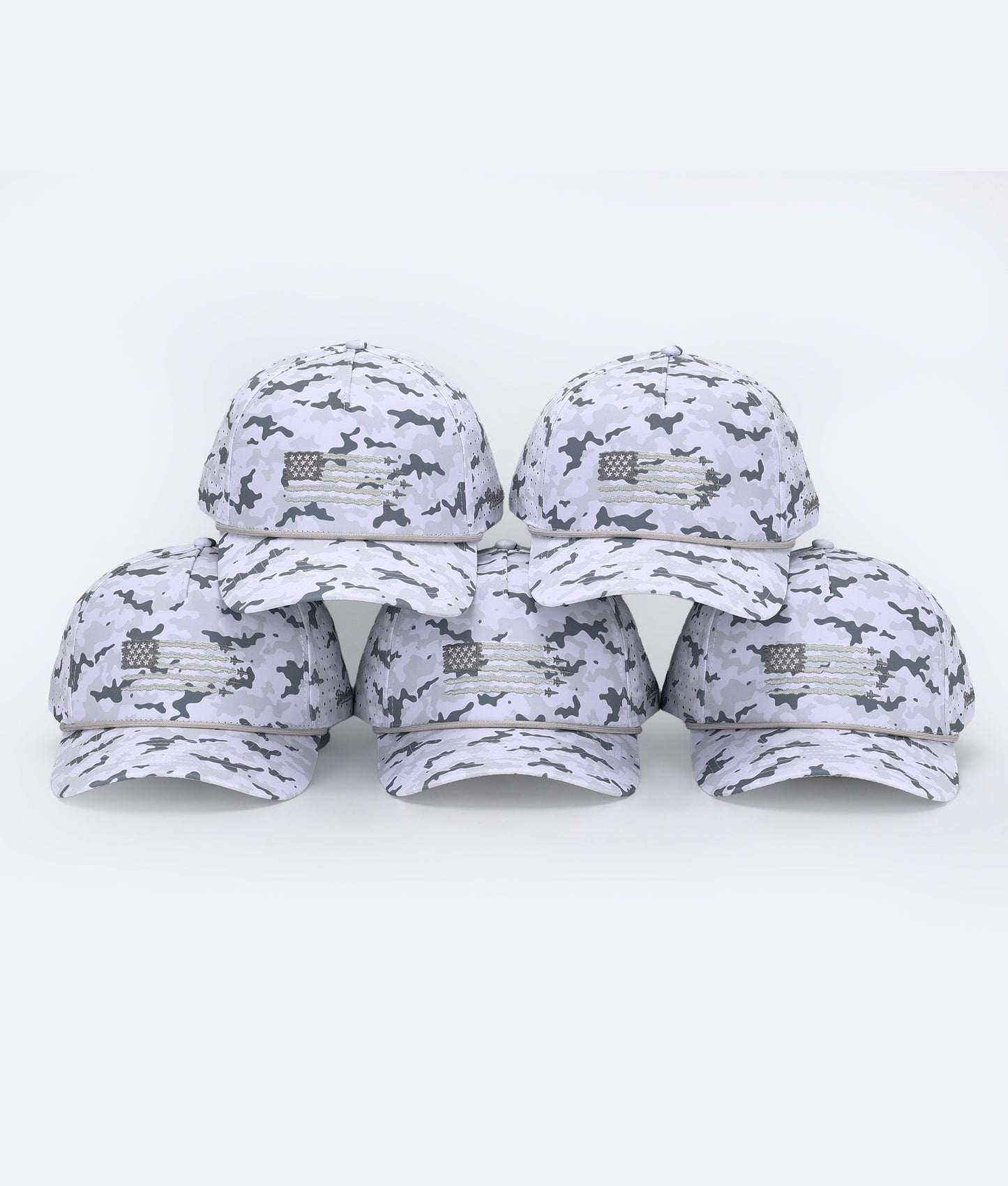 USA Hat White Camo