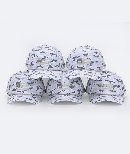 USA Hat White Camo