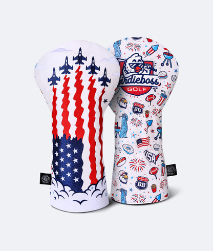 USA Headcover White