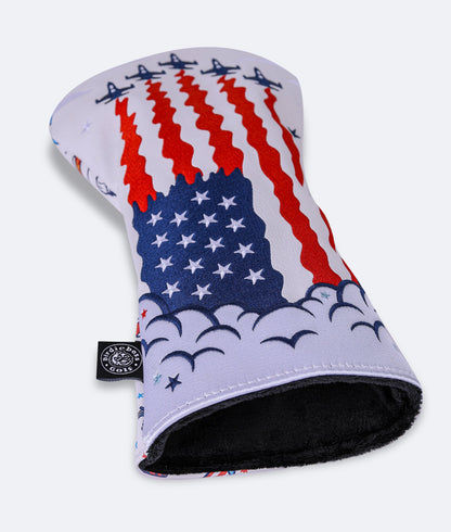 USA Headcover White