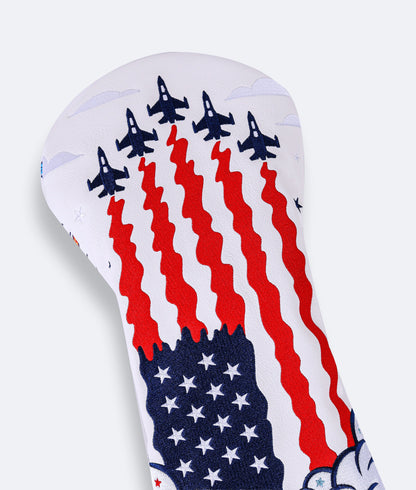 USA Headcover White