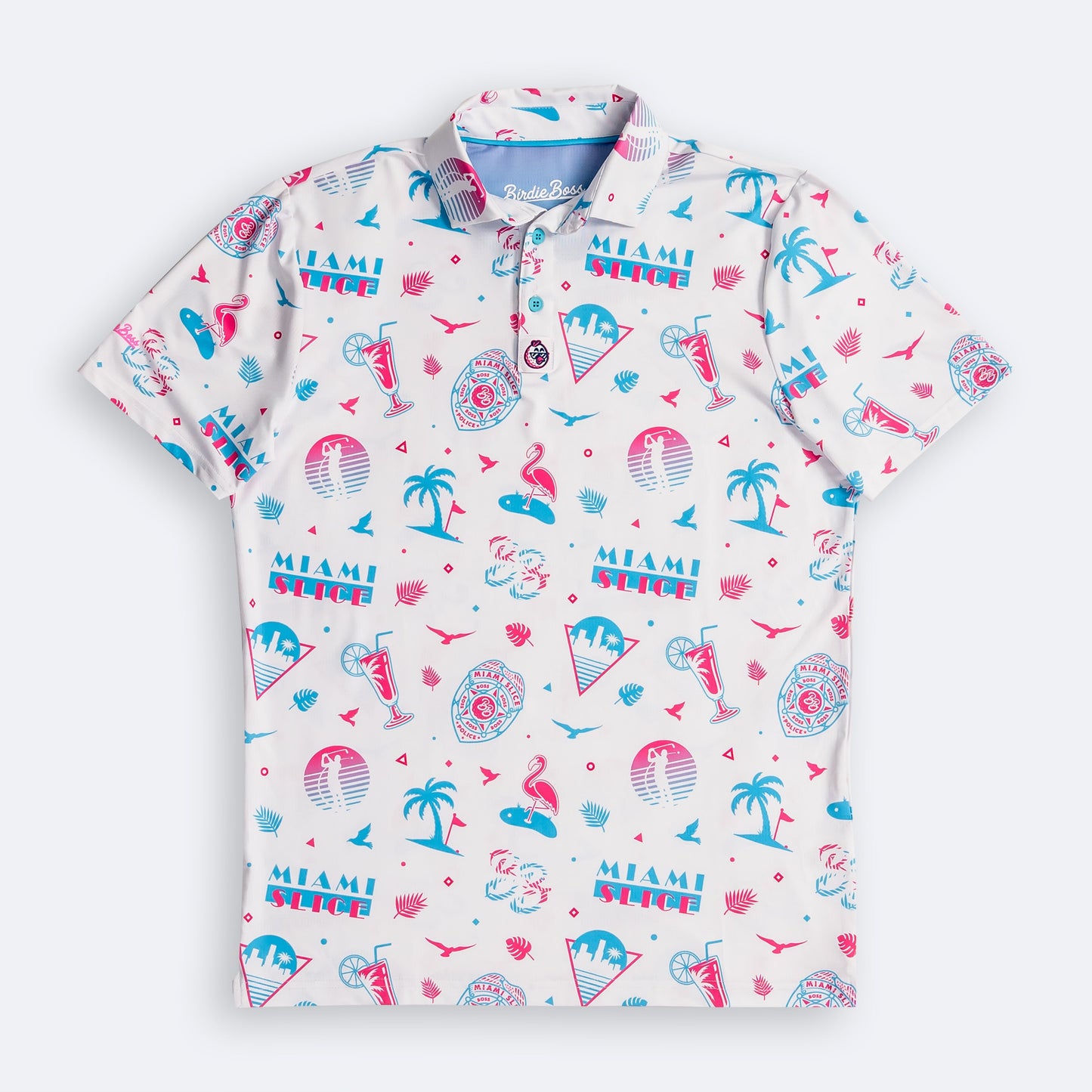 Miami Slice Polo White