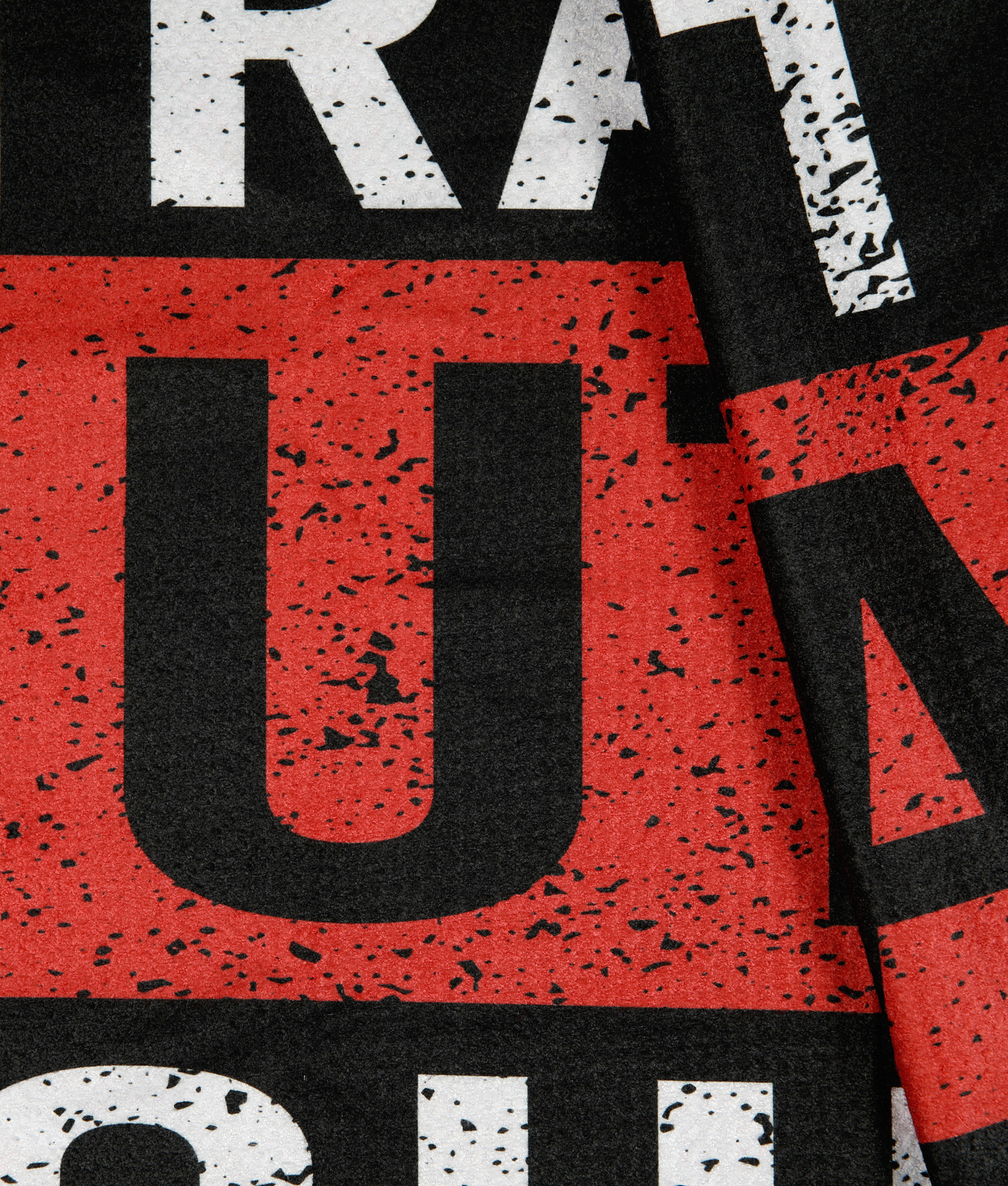 Straight Outta Bounds Red - Magnetic Golf Towel